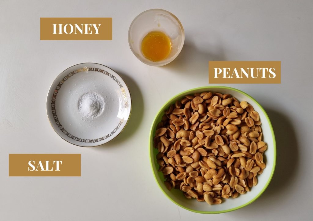 Homemade Peanut Butter Ingredients