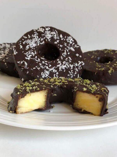 Gluten Free No Bake Chocolate Covered Pineapple