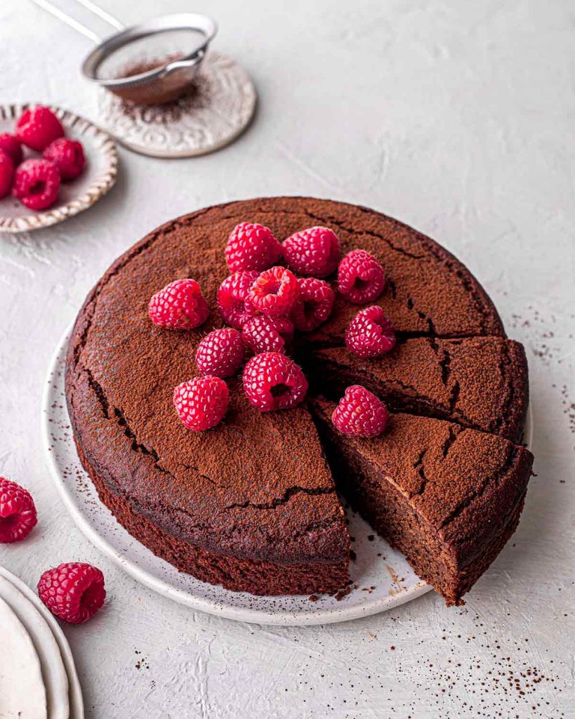 Gluten Free Flourless Chocolate Cake 