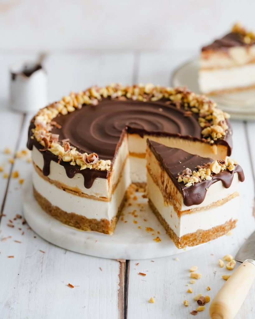 Gluten Free Peanut Butter No Bake Cheesecake