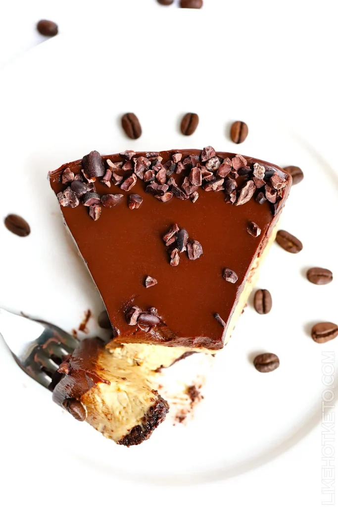 No Bake Chocolate Coffee Gluten Free Cheesecake