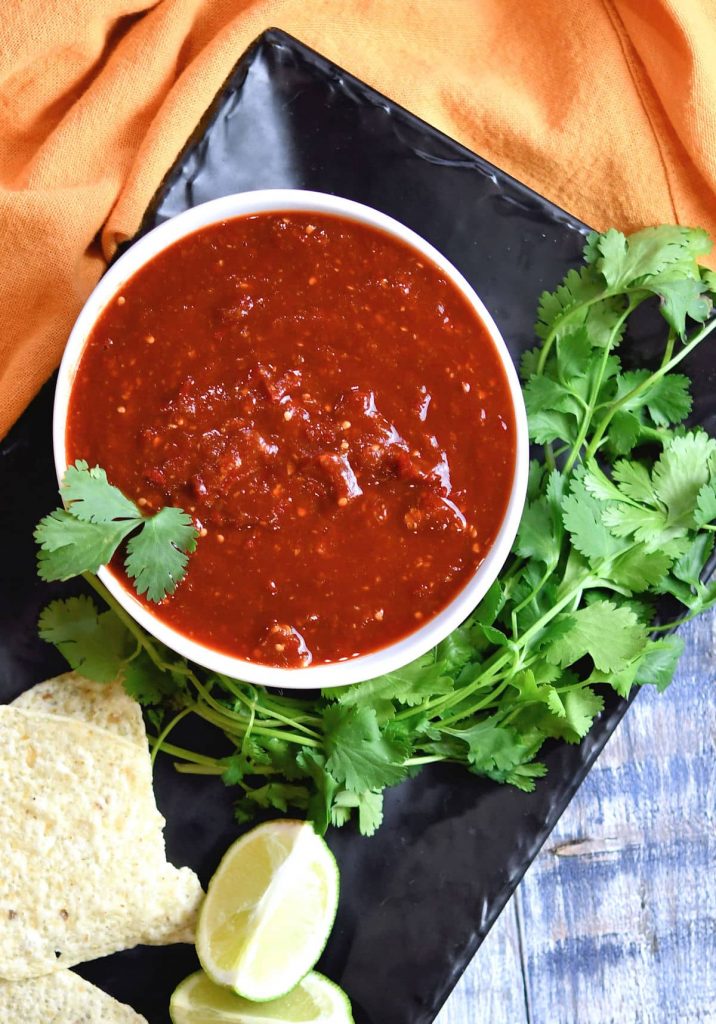 Tomatillo Red Chili Sauce Recipe
