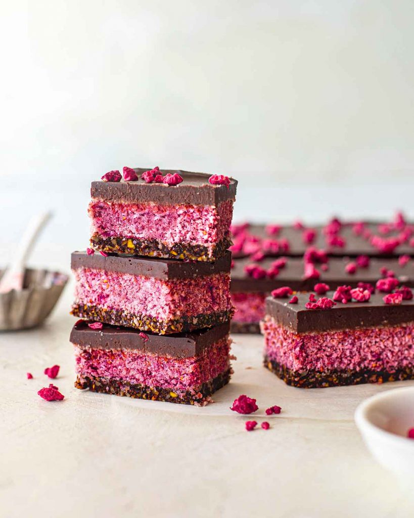 Vegan Raspberry Bars Gluten Free