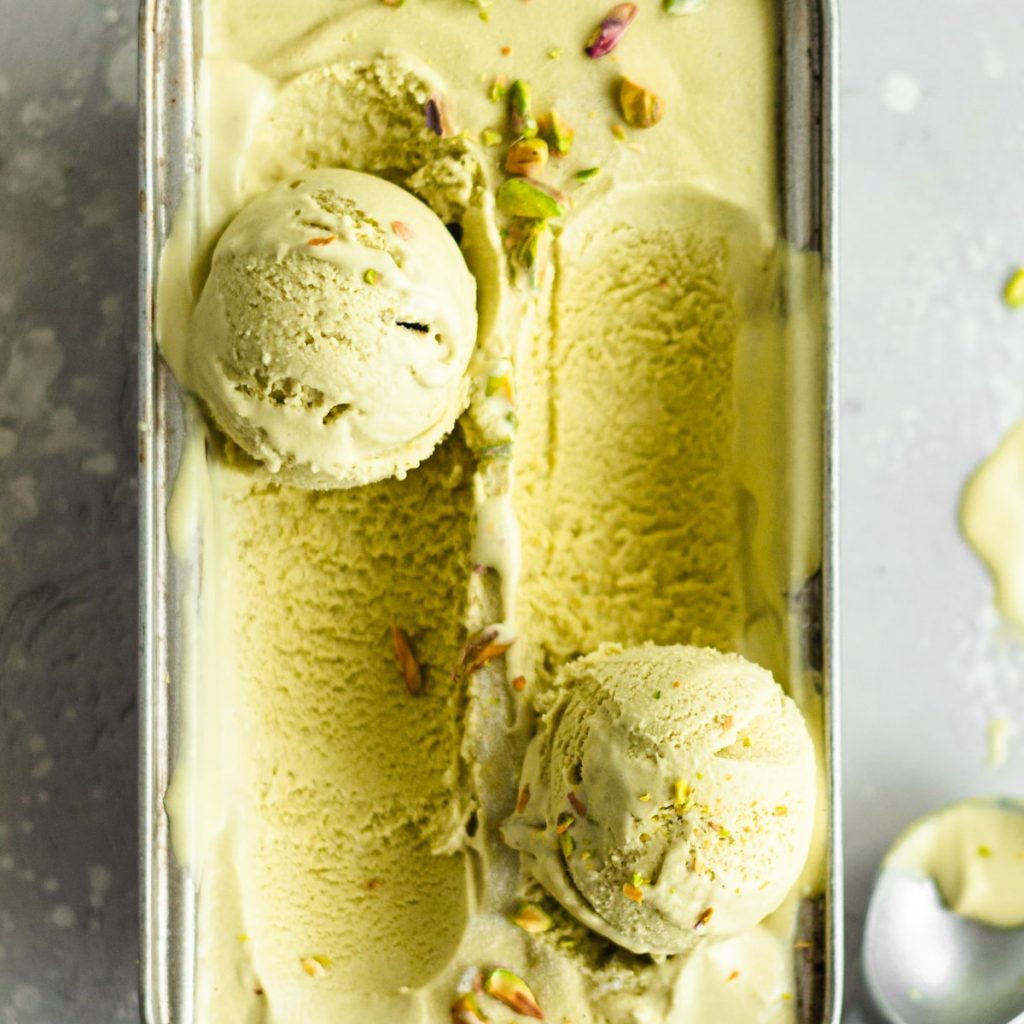 Vegan Pistachio Ice Cream