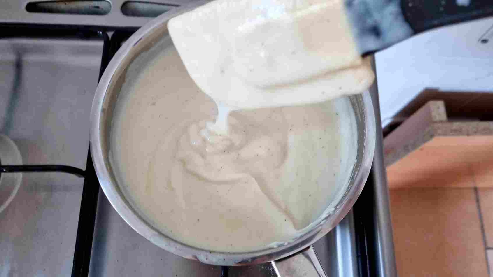 The consistency of the Bechamel Sauce