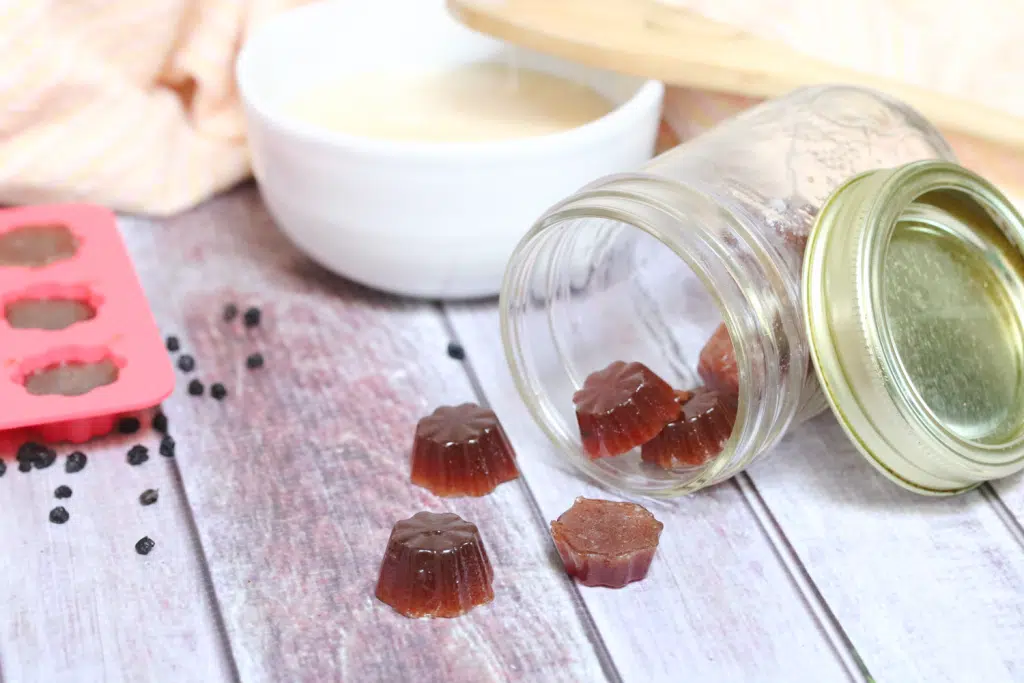 Elderberry Cough Drops on a table