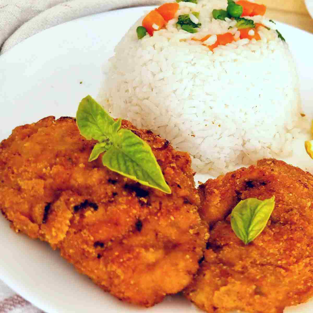 Breaded pork chops gluten Free.