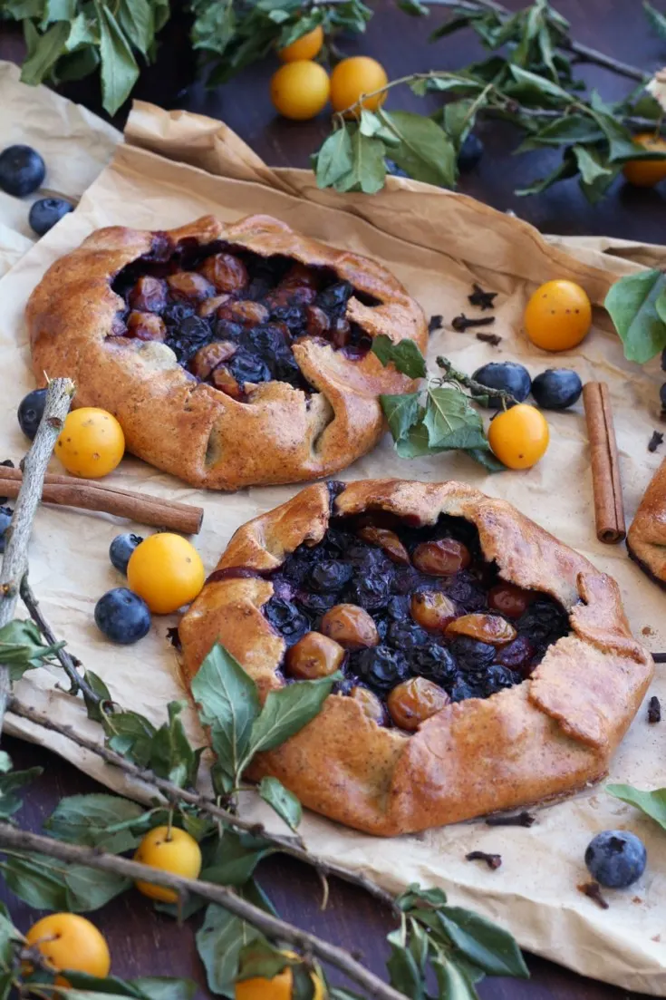 Buckwheat blueberry galette.