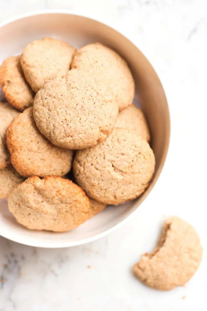 Dairy-free buckwheat cookies.