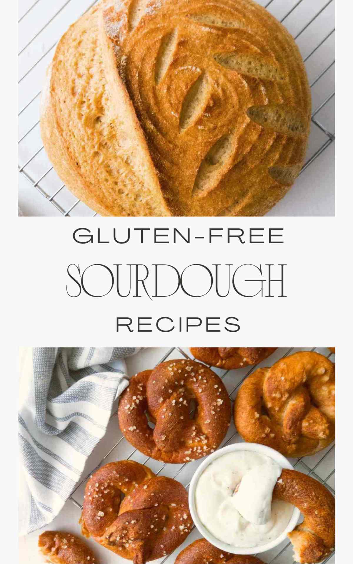 Gluten-Free Sourdough Recipes E-Book cover.