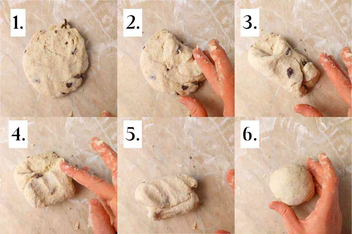 Steps of shaping the rolls.