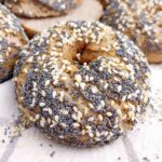 A buckwheat bagel.